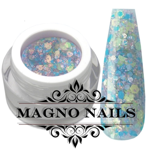 UV Gel - 5465 - Confetti Gel - Mermaid Turquiose